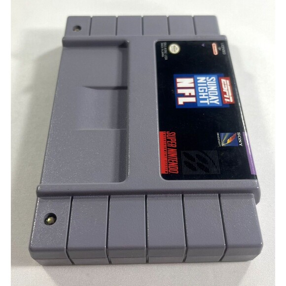 ESPN Sunday Night NFL Super Nintendo Entertainment System 1994 Tested - Picture 5 of 7